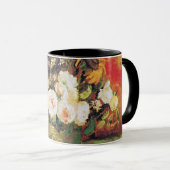 ファンゴッホ – ひまわり、バラ、その他のボウル マグカップ (正面右)