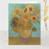 ファンゴッホ – ひまわり、第3版、繰り返し カード (黄色い花)