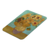 ファンゴッホ – ひまわり、第3版、繰り返し マグネット (左側)