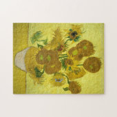 ファンゴッホ – ひまわり、4版、繰り返し ジグソーパズル (横)