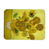 ファンゴッホ – ひまわり、4版、繰り返し マグネット (横)