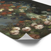 ファンゴッホ – まだ草花とバラと生活 ポスター (角)