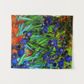 ファンゴッホ – アイリス、美しいインディゴブルー素晴らしアート タペストリー (正面(横))