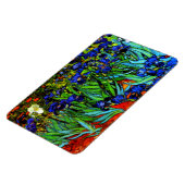 ファンゴッホ – アイリス、美しいインディゴブルー素晴らしアート マグネット (左側)