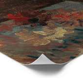 ファンゴッホ – アスターとグ中国のラディオリの花瓶 ポスター (角)