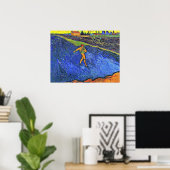 ファンゴッホ – アルレスの下層部の郊外 ポスター (ホームオフィス)