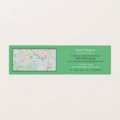 ファンゴッホ、アンティークディーラー、ピンクのバラの花瓶 名刺 (内部フラット)