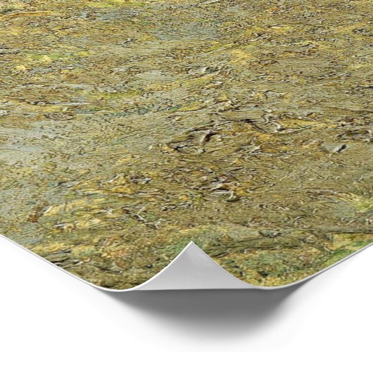 ファンゴッホ – アーモンドの木の花 ポスター (角)