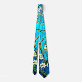 ファンゴッホ – アーモンドの枝 ネクタイ (裏面)