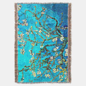 ファンゴッホ – アーモンドの花が咲く枝 スローブランケット (正面縦)