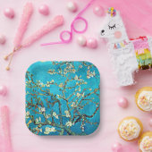 ファンゴッホ – アーモンドの花が咲く枝 ペーパープレート (パーティー)