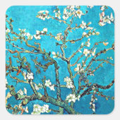 ファンゴッホ – アーモンド絵を描花 スクエアシール (正面)