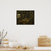 ファンゴッホ – ウィーヴァーズコテージ ポスター (キッチン)