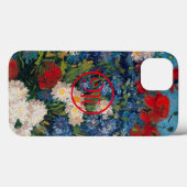 ファンゴッホ&エリザベスフラワーズモノグラム – Case-Mate iPhoneケース (裏面 (横))