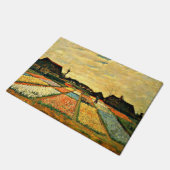 ファンゴッホ – オランダの花壇 ドアマット (アングル)