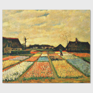 ファンゴッホ – オランダの花壇 ラッピングペーパー