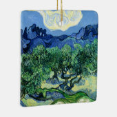 ファンゴッホ – オリーブの木の背景 セラミックオーナメント (右)