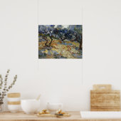 ファンゴッホ – オリーブの木 ポスター (キッチン)