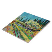 ファンゴッホ – オーチャードバイ縁どシプレス タイル (側面)