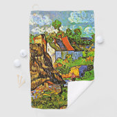 ファンゴッホ – オーヴェーの家絵画々 ゴルフタオル (インサイチュ)