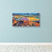 ファンゴッホ – オーヴェール近郊の小麦フィールズ キャンバスプリント (インサイチュ (ウッドフロア))