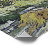 ファンゴッホ – カドヴィルの茅葺きコテージ ポスター (角)