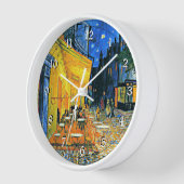 ファンゴッホ:カフェテラス大時計 壁時計 (傾斜)