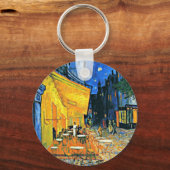 ファンゴッホ-カフェテラス、有名絵画な キーホルダー (裏面)