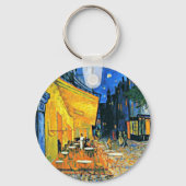 ファンゴッホ-カフェテラス、有名絵画な キーホルダー (裏面)
