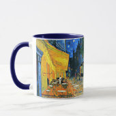 ファンゴッホ-カフェテラス、有名絵画な マグカップ (左)