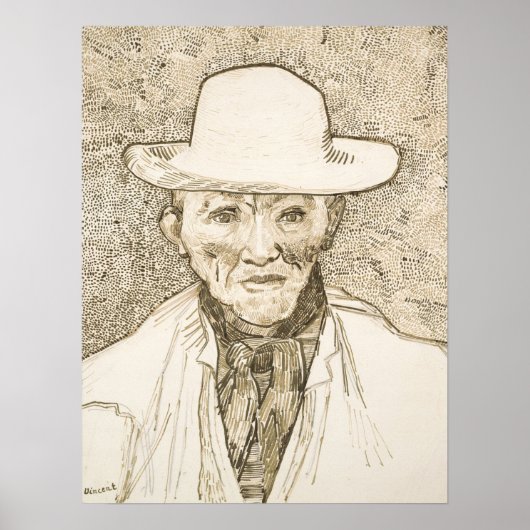 ファンゴッホ – カマルグの農民 ポスター (正面)