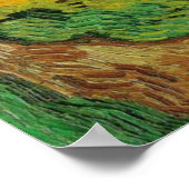 ファンゴッホ – カラス付き小麦畑(1890) ポスター (角)