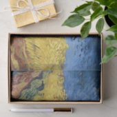 ファンゴッホ – カラス・デコページとホイートフィールド 薄葉紙 (ギフト)