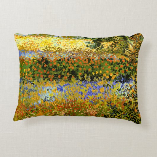 ファンゴッホ – ガーデンアットアルズ アクセントクッション (裏面)