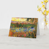 ファンゴッホ – ガーデンアットアルズ（別名フラワーガーデン） カード (黄色い花)