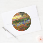 ファンゴッホ – ガーデンアットアルズ(別名フラワーガーデン) ラウンドシール (封筒)