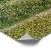 ファンゴッホ – ガーデンインモンマルトル恋人と ポスター (角)