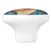 ファンゴッホ – グレーハットを使用した自己感じ画像 セラミックノブ (側面)