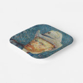 ファンゴッホ – グレーハットを使用した自己感じ画像 ペーパープレート (傾斜あり)