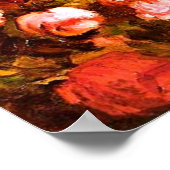 ファンゴッホ – ケシと花瓶,コーンフラワー,牡丹 ポスター (角)