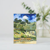 ファンゴッホ – コルデビルで草葺きコテージ ポストカード (スタンド正面)