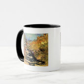 ファンゴッホ – サンレミーの道と女性姿 マグカップ (正面左)