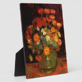 ファンゴッホ – ジンニア付きボウル フォトプラーク (側面)