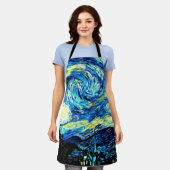 ファンゴッホ – スターリーナイト エプロン (着用した状態)