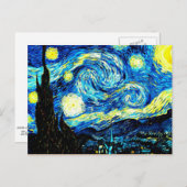 ファンゴッホ – スターリーナイト ポストカード (正面/裏面)