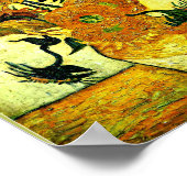 ファンゴッホ – スティルライフ14ひまわり花器 ポスター (角)