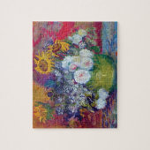 ファンゴッホ-バラとヒマワリの静物詩 ジグソーパズル (縦)
