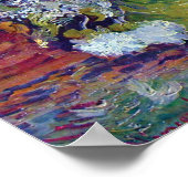 ファンゴッホ-バラとヒマワリの静物詩 ポスター (角)