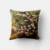 ファンゴッホ – ブルーミングバラブッシュ クッション (裏面)