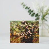 ファンゴッホ – ブルーミングバラブッシュ ポストカード (スタンド正面)